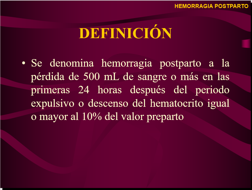 Hemorragia Postparto - PPT