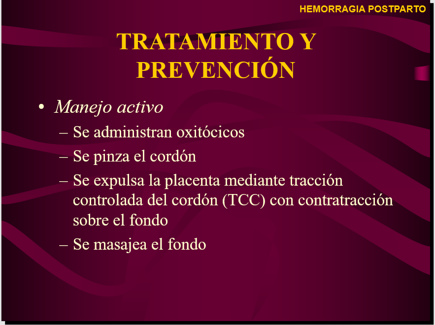 Hemorragia Postparto - PPT