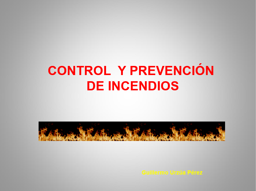 Control Y Prevención De Incendios