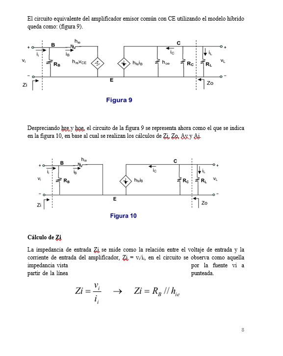 Modelo Hibrido Del BJT - Word