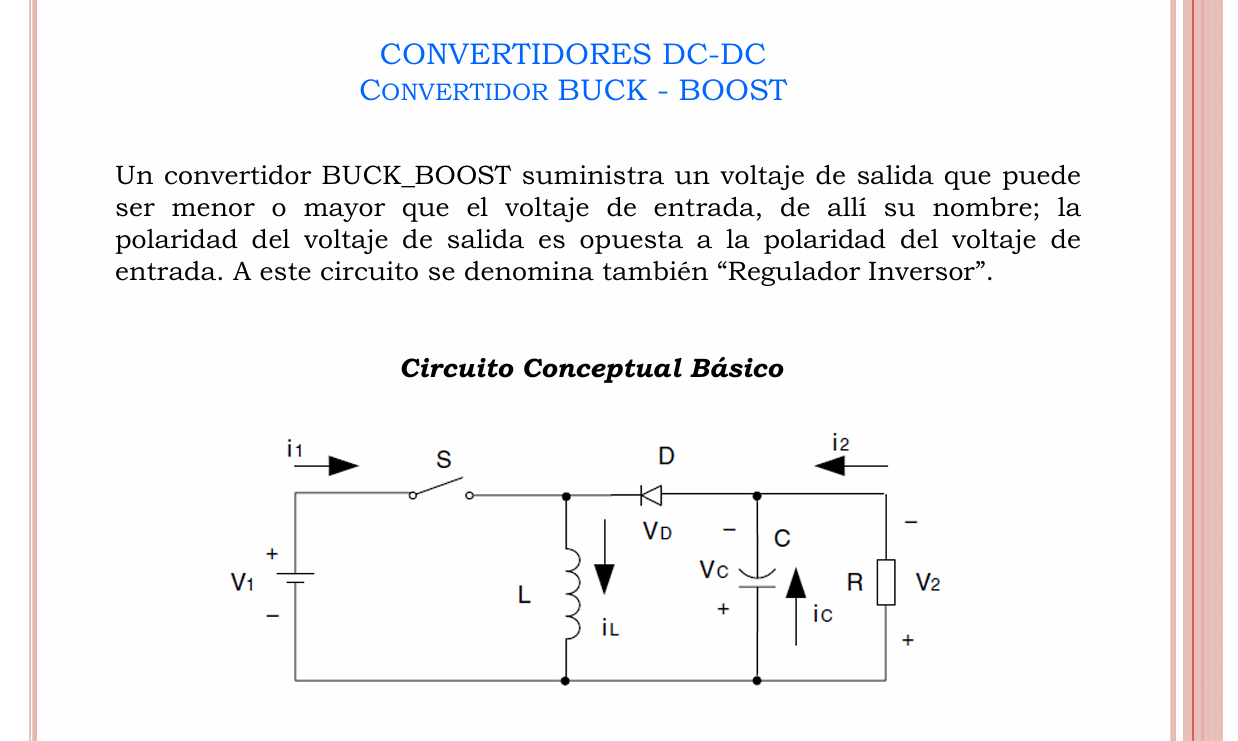 Convertidor DC - DC y Buck - Boost - PDF
