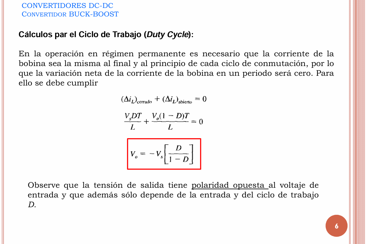 Convertidor DC - DC y Buck - Boost - PDF