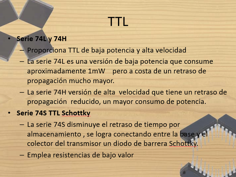 TecnologÃa TTL y CMOS - PPT