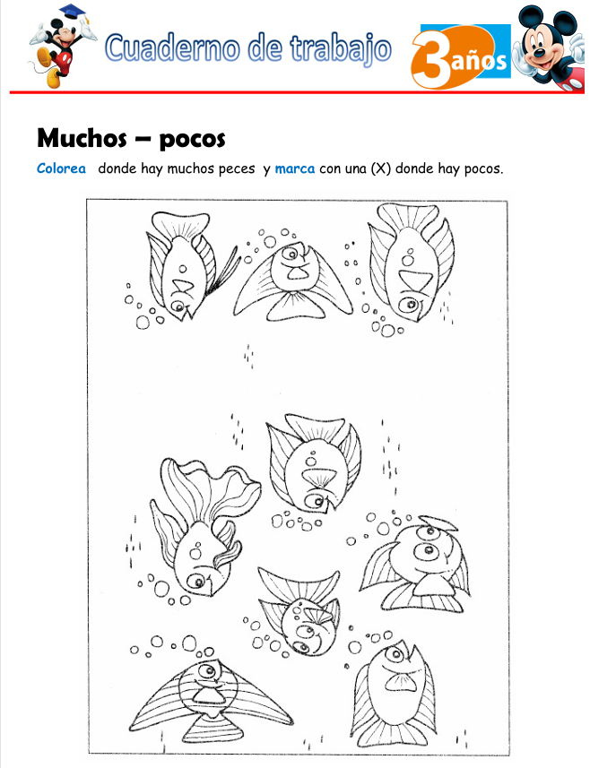 Matemáticas, Niño de 3 Años - Tripack