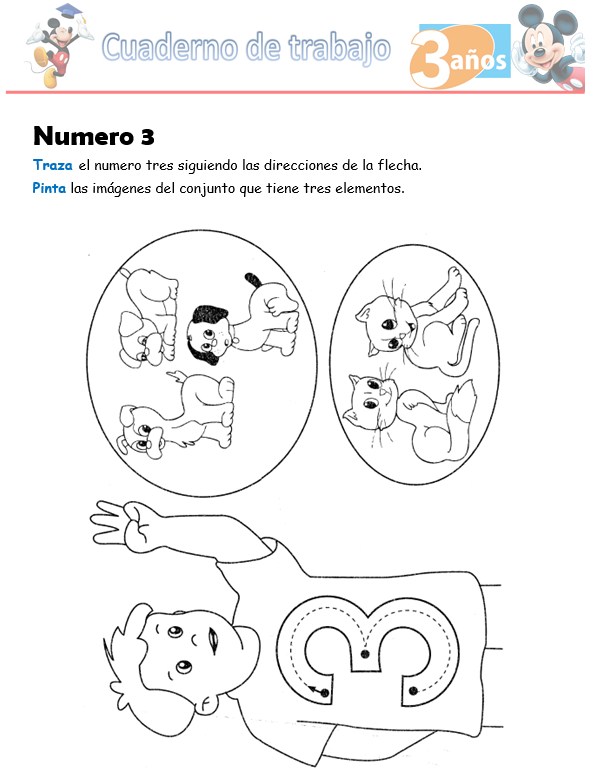 Matemáticas, Niño de 3 Años - Tripack