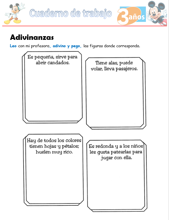 Lenguaje y Comunicación, Niños 3 Años - Tripck