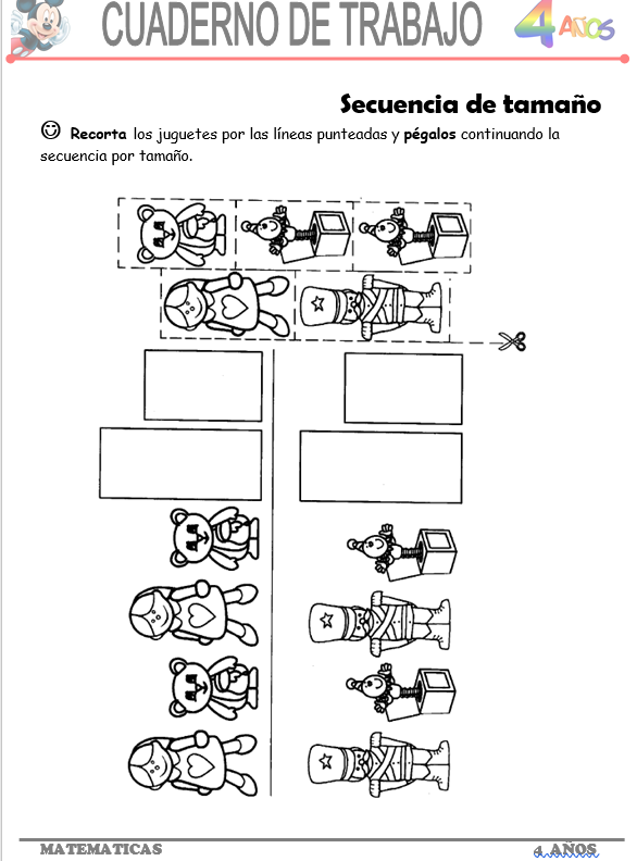Matemáticas, Niño De 3 Años - Word