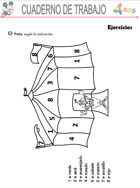 Matemáticas, Niño De 3 Años - Word