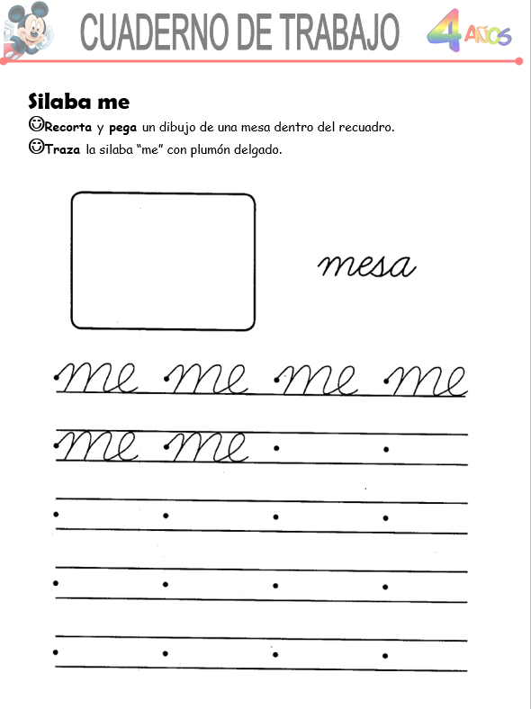 Lenguaje Y Comunicación, Niño de 4 Años - Word