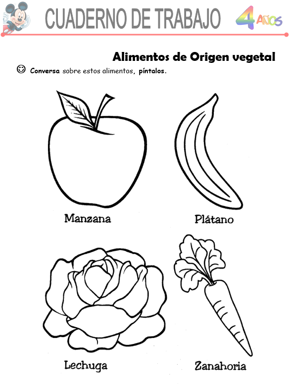 Ciencia y Ambiente, Niños de 4 Años - Word
