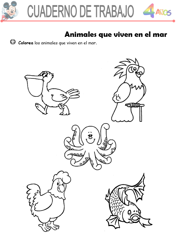 Ciencia y Ambiente, Niños de 4 Años - Word