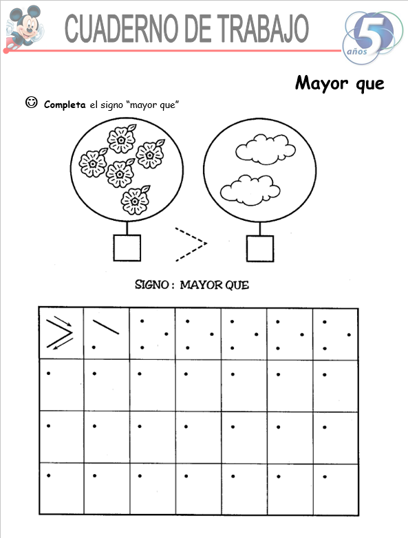 Matemáticas, Niños De 5 Años - Word