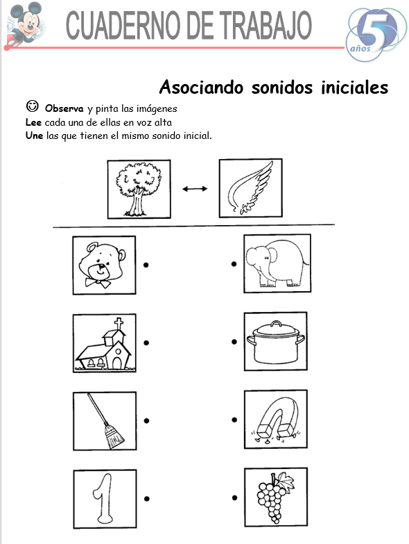 Lenguaje y Comunicación, Niños De 5 Años - Word