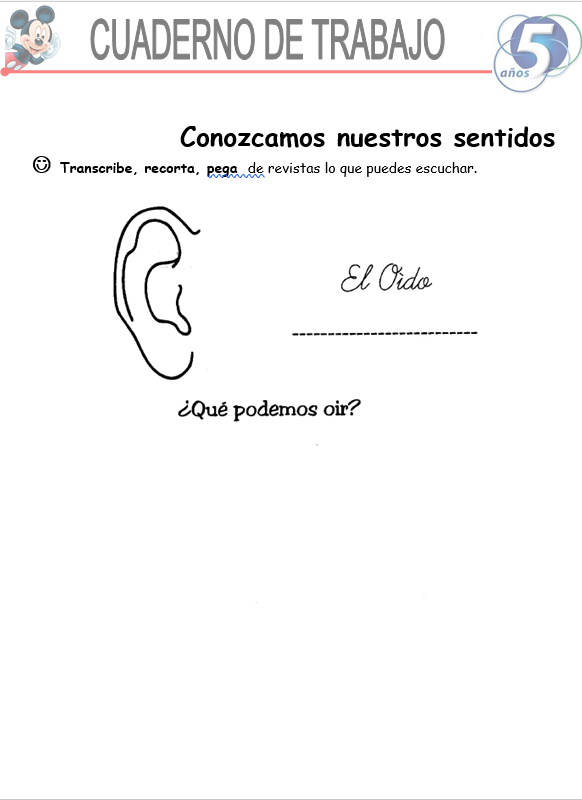 Ciencias Y Ambientes, Niño De 5 Años- Word