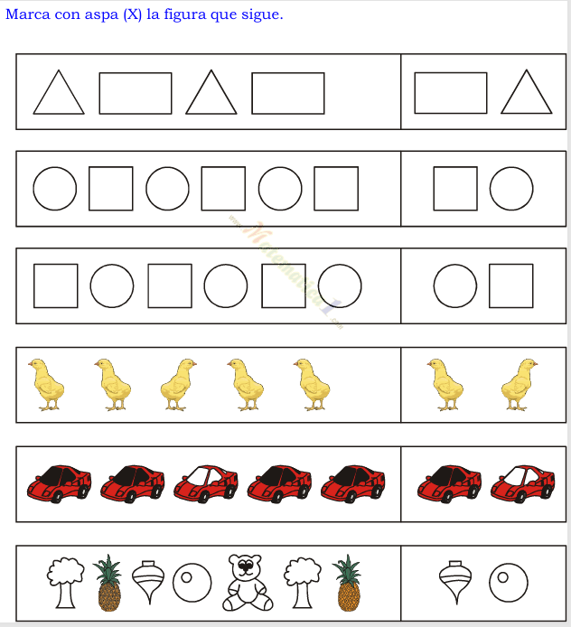 Matemáticas, 3 y 4 años - PDF