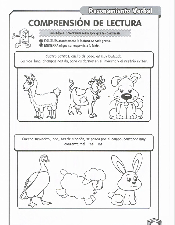 Razonamiento Verbal, 5 Años - PDF