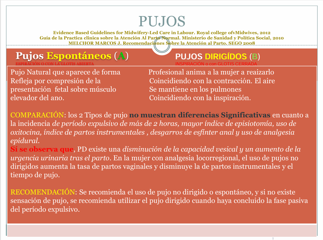 Mecanismo De Parto Expulsivo - PDF