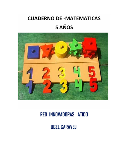 Cuaderno De Matemáticas, 5 Años - PDF