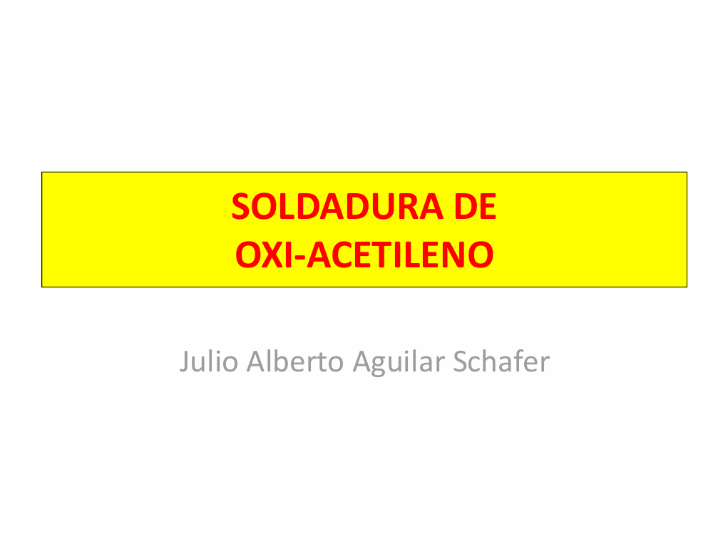 Soldadura Oxiacetileno - PDF