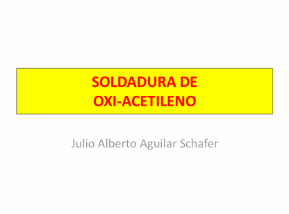 Soldadura Oxiacetileno - PDF