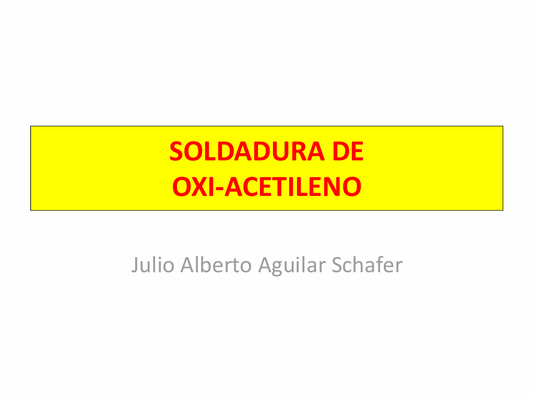 Soldadura Oxiacetileno - PDF
