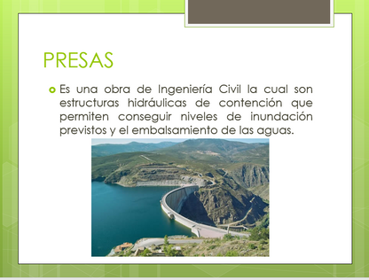 Construcción de presas