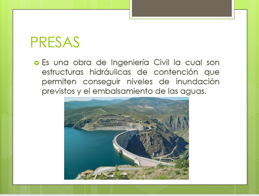 Construcción de presas