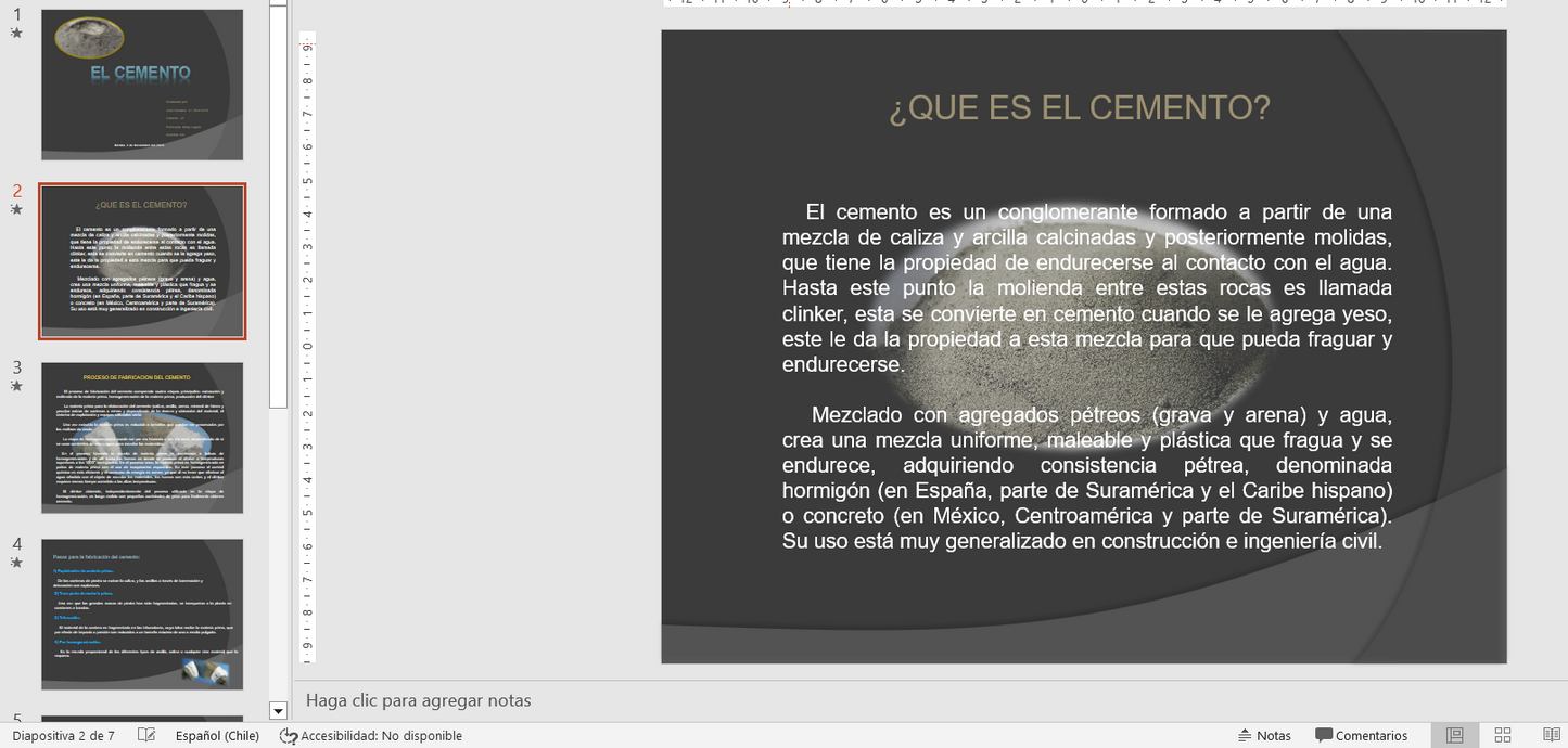 El Cemento - PPT