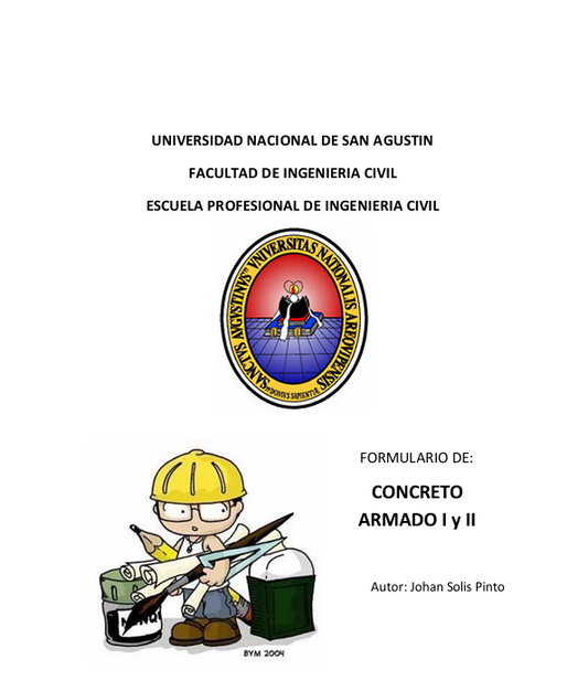 Formulario Concreto Armado 1 y 2 - PDF
