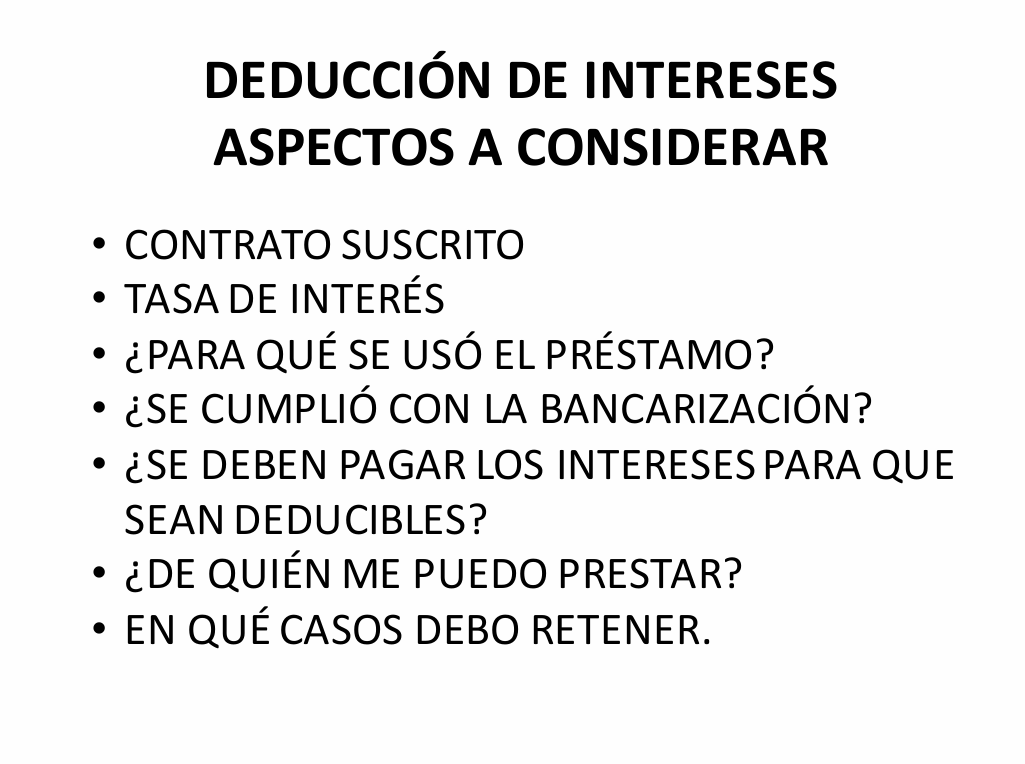 Gastos Deducibles y No Deducibles - PDF