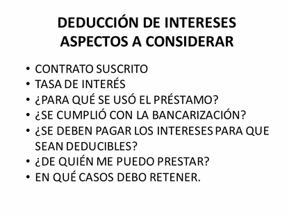Gastos Deducibles y No Deducibles - PDF