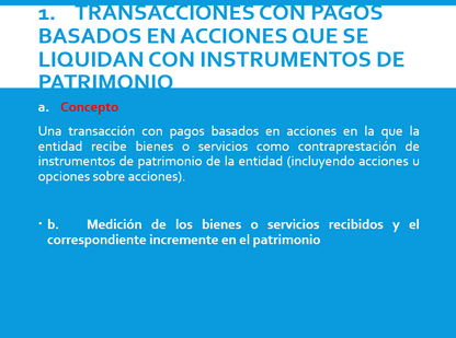 Instrumentos Financieros- Reconocimiento y Medición