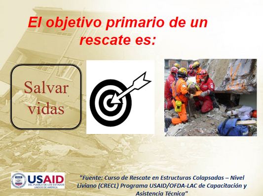 Capacitación Rescate En Estructuras Colapsadas