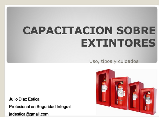 Curso Basico De Extintores - PDF