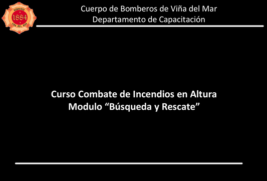 Curso combate De Incendio En Altura - Búsqueda Y Rescate
