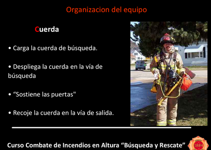 Curso combate De Incendio En Altura - Búsqueda Y Rescate