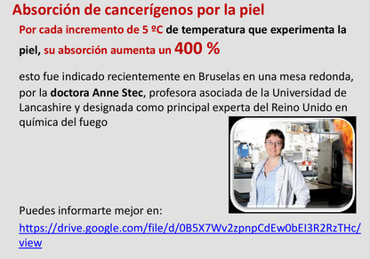 Evidencias Científicas de la Exposición Cancerígenos y Amiatos en Bomberos