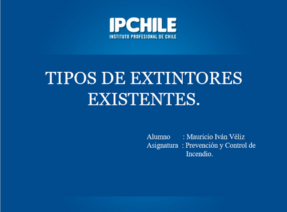 Tipos De Extintores - PPT
