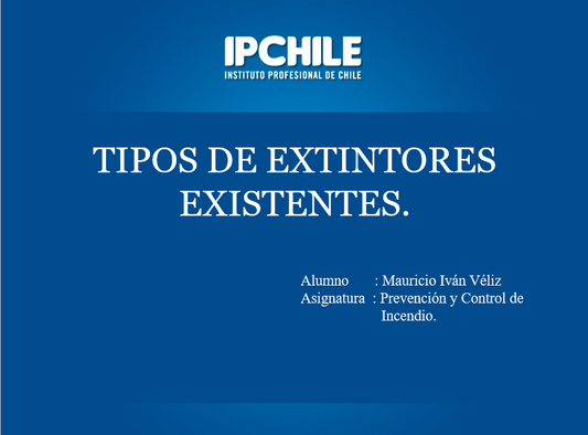 Tipos De Extintores - PPT