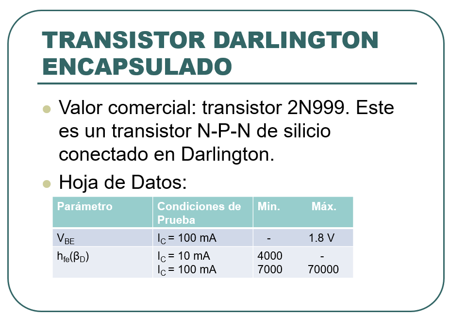 Conexión Darlington - PPT