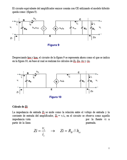 Modelo Hibrido Del BJT - Word