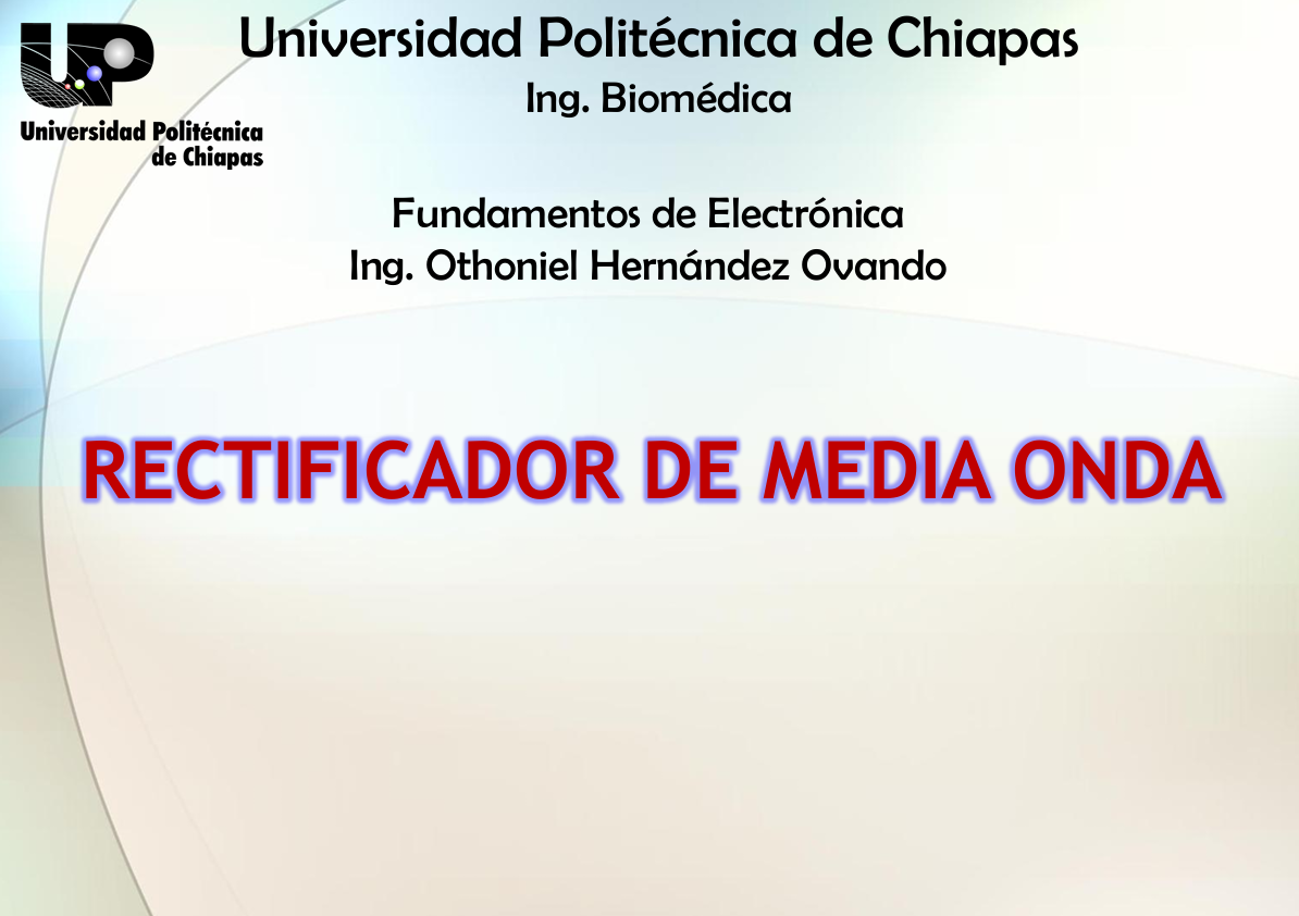 Rectificador De Media Onda - PDF