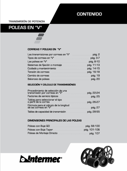 Transmisión De Poleas En V - PDF