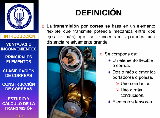 Transmisión Por Correas