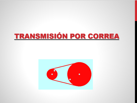 Transmisión Por Cadena y Correas - PPT