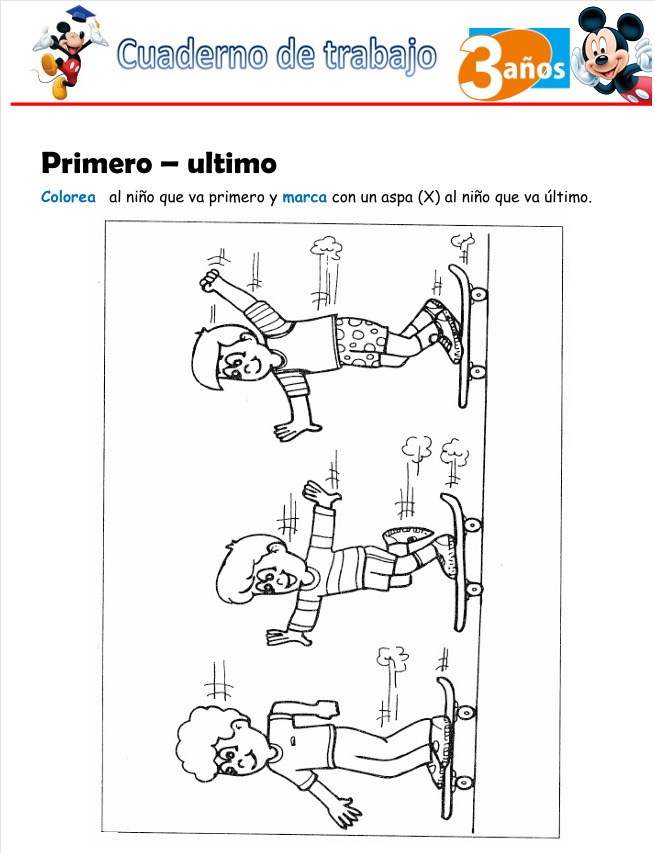 Matemáticas, Niño de 3 Años - Tripack