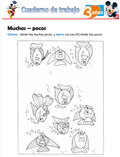 Matemáticas, Niño de 3 Años - Tripack