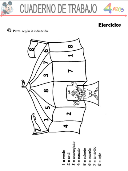Matemáticas, Niño De 3 Años - Word