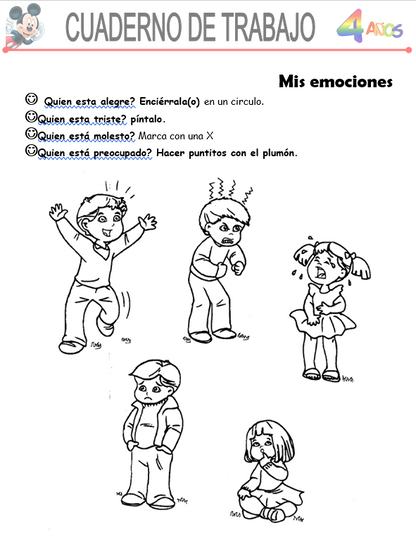 Ciencia y Ambiente, Niños de 4 Años - Word