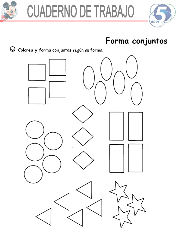 Matemáticas, Niños De 5 Años - Word